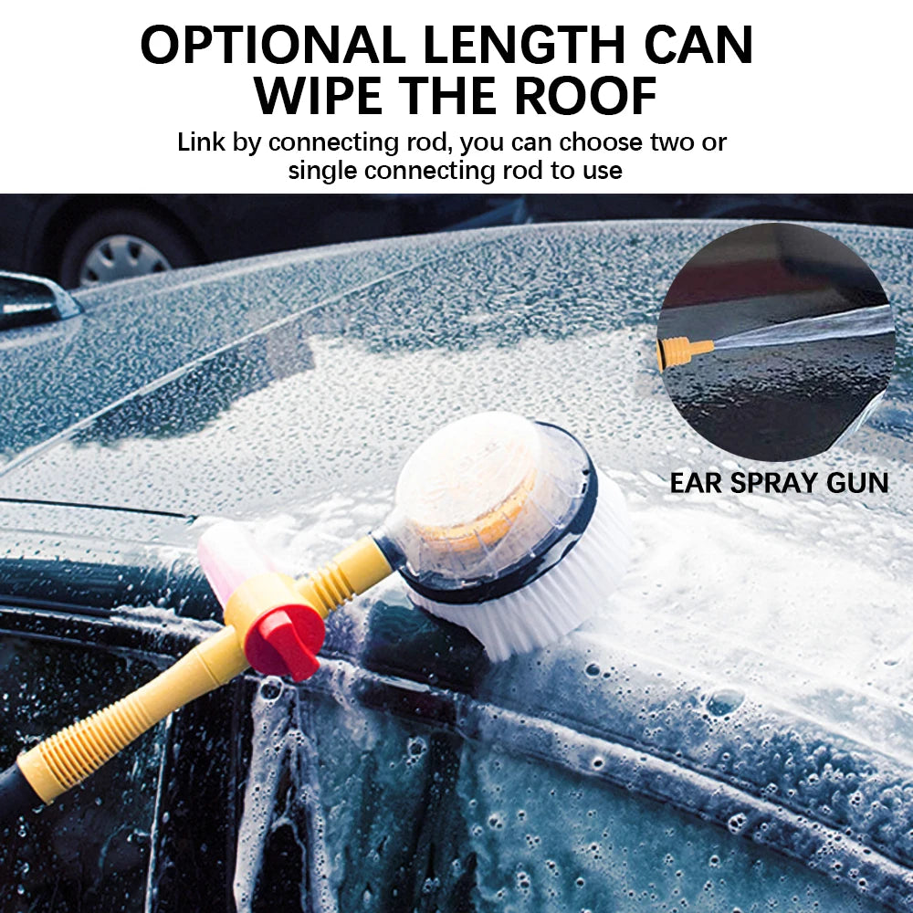 Introducing: Effortless Cleaning with Automatic Rotating Foaming Microfiber Car Wash Brush