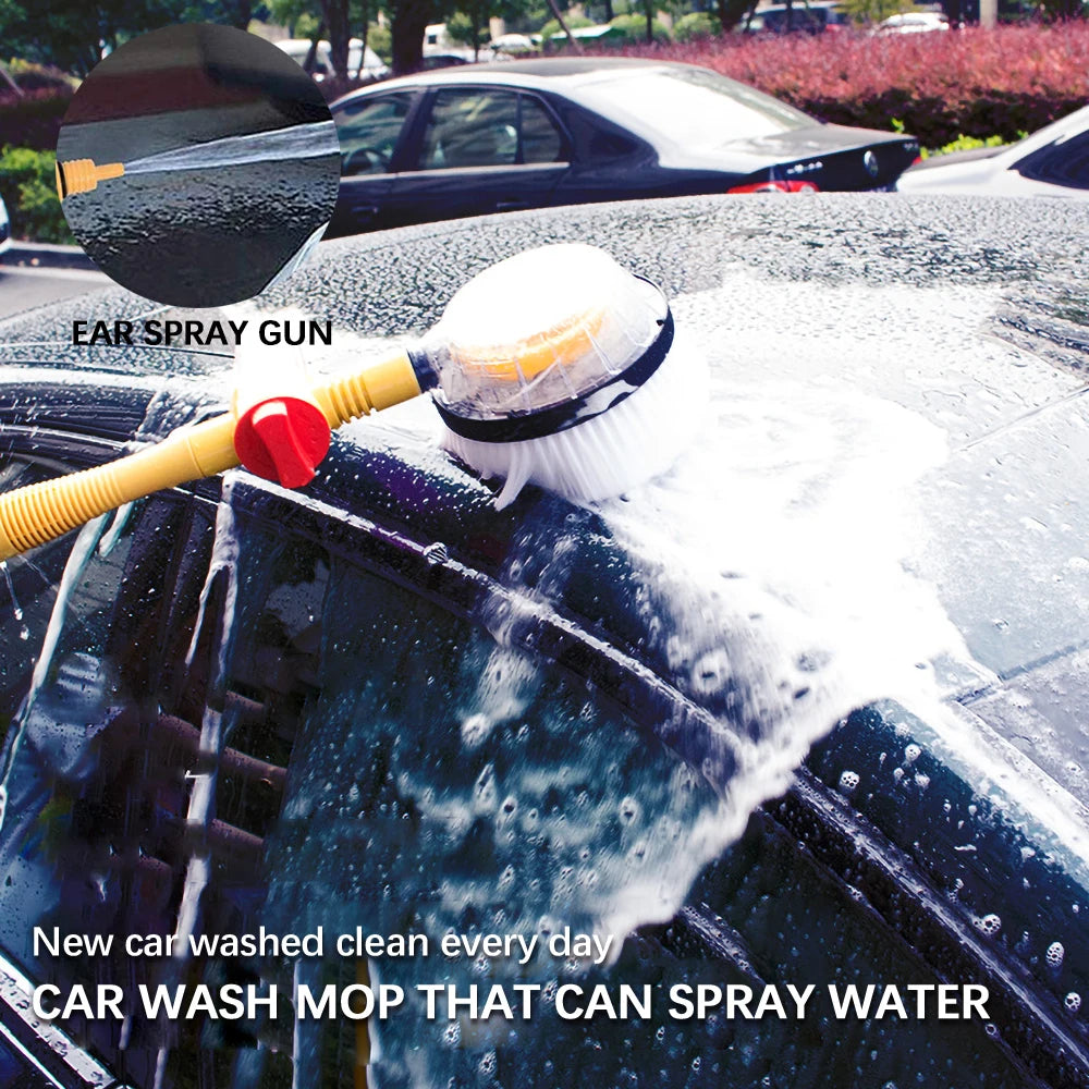 Introducing: Effortless Cleaning with Automatic Rotating Foaming Microfiber Car Wash Brush