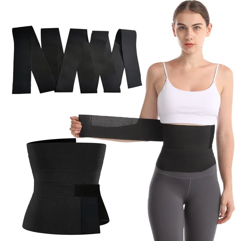 Experience Tummy Control, Slimming, And Fat Burning - Our Waist Bandage Wrap Trimmer Belt Your Ultimate Solution!