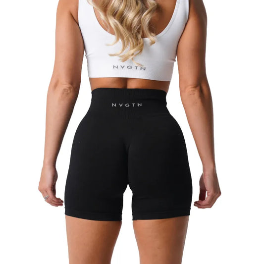 Curve Embrace: Elevate Your Workout with NVGTN Spandex Shorts