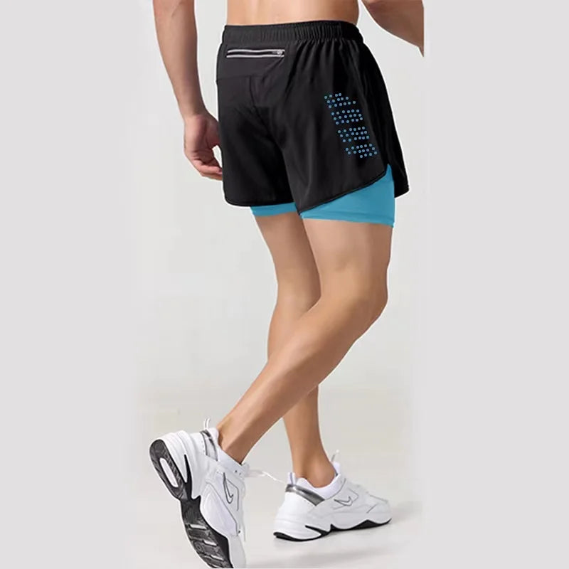 Revolutionize Your Workouts: DualLayer Performance Shorts for Men - Tackling Sweat and Boosting Comfort!