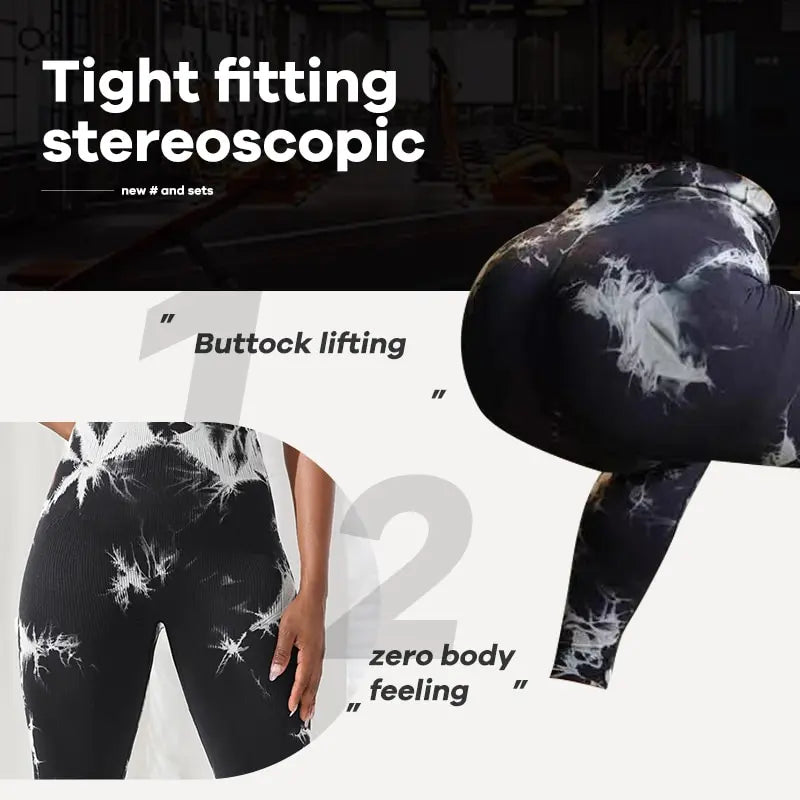 Vibrant Zen: Tie-Dye Yoga Pants that Fuse Style and Comfort for Your Ultimate Workout Bliss!