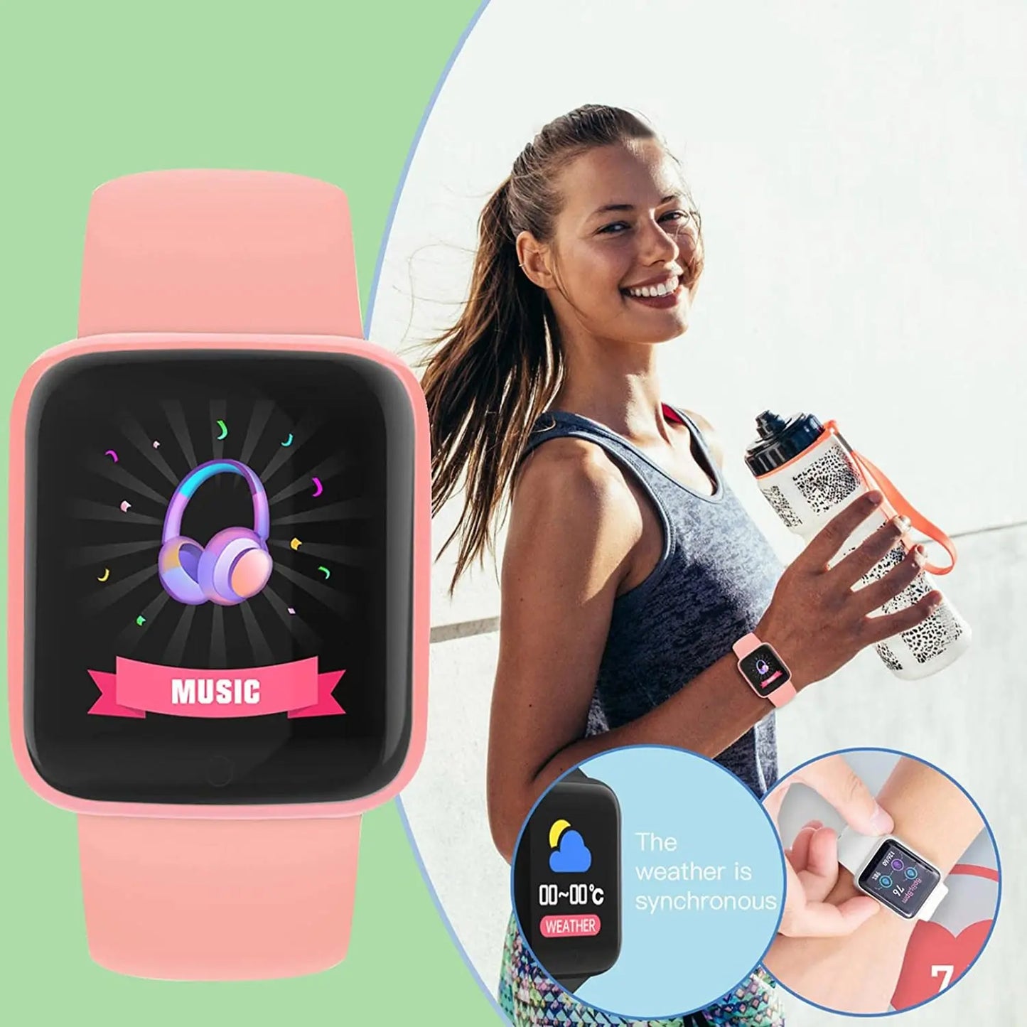 Unleash Your Active Lifestyle: Y68 Smartwatch D20 - The Ultimate Fusion of Style and Fitness Tech for Men and Women!